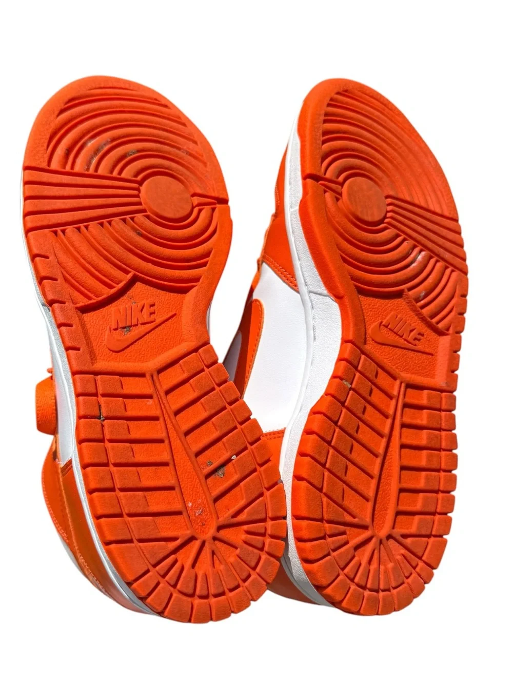 Nike Dunk High Syracuse Women’s 7.5 Orange White Leather Sneakers 6Y Retro